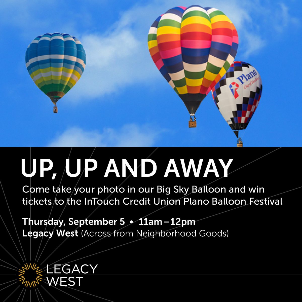 SOAR TO LEGACY WEST FOR FREE FESTIVAL TICKETS