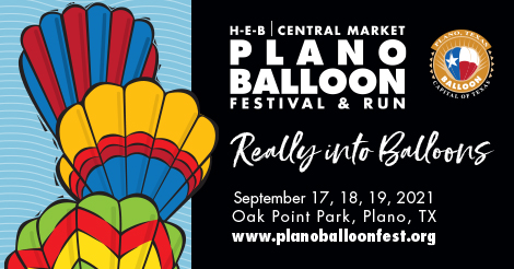 2021 HEB Central Market Plano Balloon Festival Run Banner