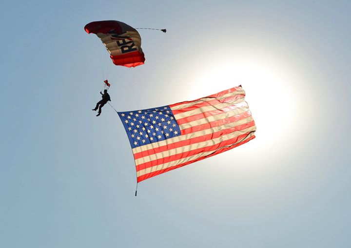 RE/MAX of Texas Parachute Team at the Plano Balloon Festival (photo credit: Cece Liekar)