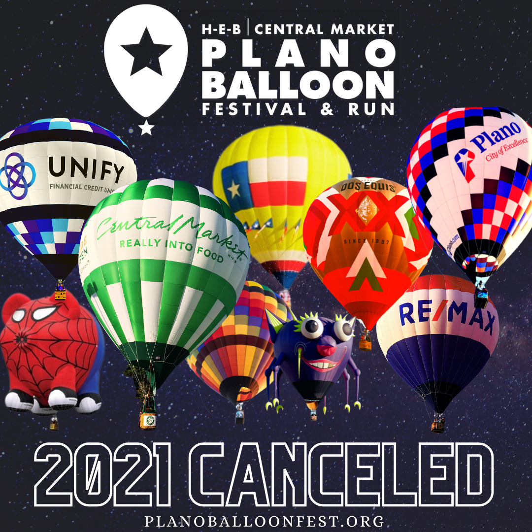 PLANO BALLOON FESTIVAL BOARD CANCELS 2021