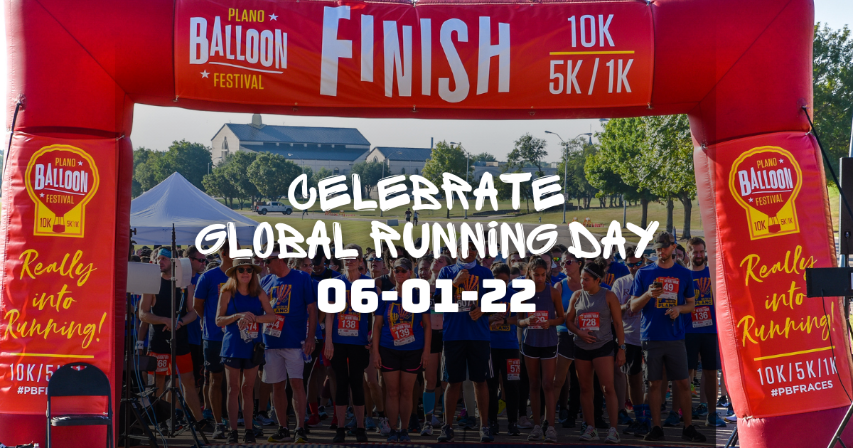 Global Running Day Plano Balloon Festival