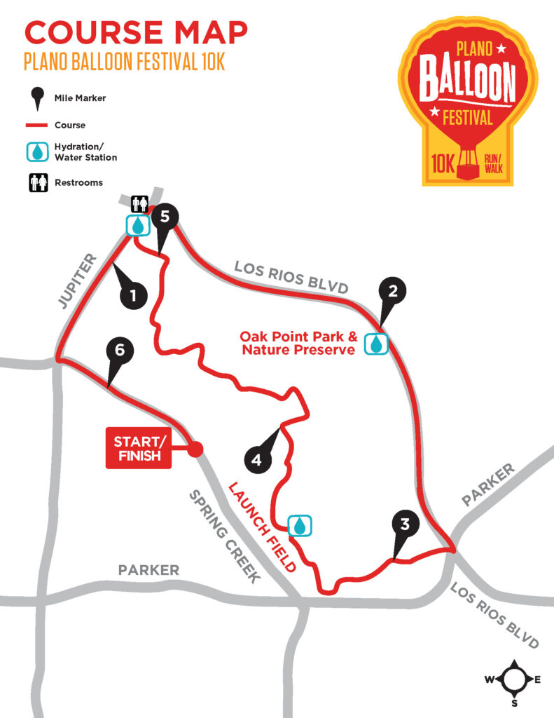 pbf races 10K run plano balloon festival