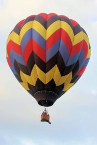Black Magic hot air balloon pilot Janet Patton from Denton, Texas