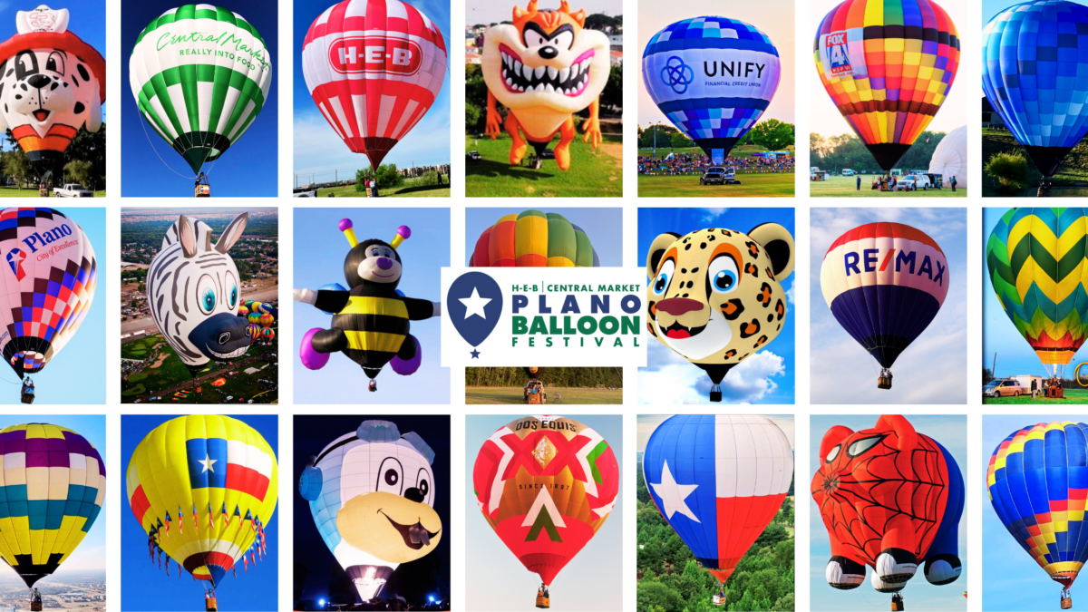2023 H-E-B | Central Market Plano Balloon Festival Hot Air Balloons