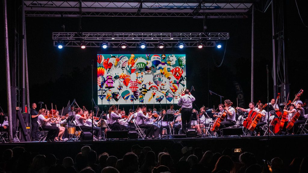 Plano Symphony Orchestra on the FOX4 Main Stage at the H-E-B | Central Market Plano Balloon Festival